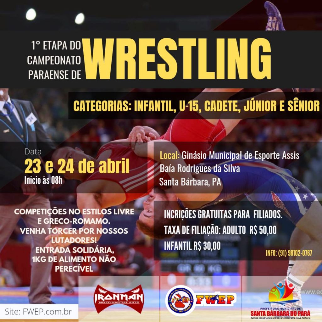 1° Etapa do Campeonato paraense de wrestling