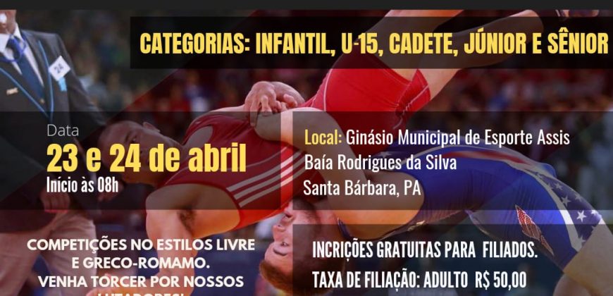 1° Etapa do Campeonato paraense de wrestling